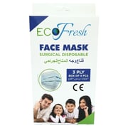 Eco Fresh Face Mask Surgical Disposable 3 Ply Box of 5pcs