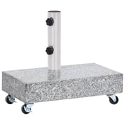 Vidaxl Umbrella Base Light Grey 45x25x8.3 Cm Granite Vidaxl Umbrella Base Light Grey 45x25x8.3 Cm Granite