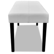 White High Quality Artificial Leather Bench White High Quality Artificial Leather Bench