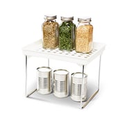 Madesmart Small Stacking Shelf, White Madesmart Small Stacking Shelf, White