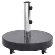 Vidaxl Parasol Base Granite 30 Kg Round Black Vidaxl Parasol Base Granite 30 Kg Round Black