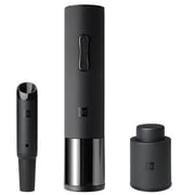 Xiaomi Huohuo Electric Wine Opener Deluxe With Corkscrew And Aerator High-speed Rotation Black Xiaomi Huohuo Electric Wine Opener Deluxe With Corkscrew And Aerator High-speed Rotation Black
