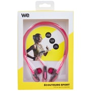 We Sport Wired Earphone Pink