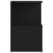 Vidaxl Bedside Cabinets 2 Pcs Black 35x35x55 Cm Chipboard Vidaxl Bedside Cabinets 2 Pcs Black 35x35x55 Cm Chipboard