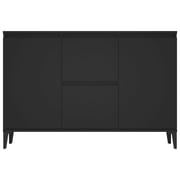 Vidaxl Sideboard Black 104x35x70 Cm Chipboard Vidaxl Sideboard Black 104x35x70 Cm Chipboard