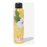 TYPO Small Metal Drink Bottle Yellow Floral