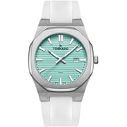 Tornado Spectra Men's Analog Cadet Blue Dial Watch - T22002-sswl Tornado Spectra Men's Analog Cadet Blue Dial Watch - T22002-sswl