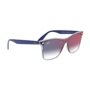 RayBan RB4440N-6356X0-41 Transparent Blue Nylon Unisex Sunglasses RayBan RB4440N-6356X0-41 Transparent Blue Nylon Unisex Sunglasses