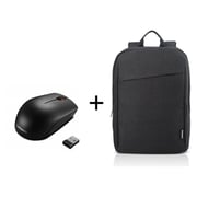 Lenovo 300 Wireless Mouse + Lenovo B210 Backpack 15.6