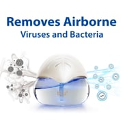 Blu Breez Ionic Air Purifier - Removes Airborne Viruses, Natural Immune System Booster, Eliminates Allergens & Odors, Therapeutic Aromatherapy Blu Breez Ionic Air Purifier - Removes Airborne Viruses, Natural Immune System Booster, Eliminates Allergens & Odors, Therapeutic Aromatherapy