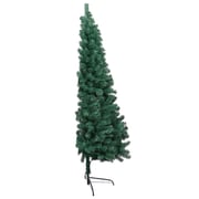 vidaXL Artificial Half Christmas Tree with Stand Green 120 cm PVC vidaXL Artificial Half Christmas Tree with Stand Green 120 cm PVC