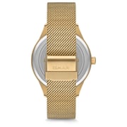 Omax Vintage Collection Gold Mesh Analog Watch For Unisex VC06G51I