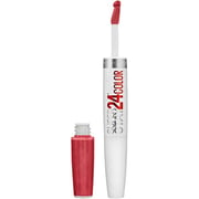Maybelline New York Superstay 24 2-Step Liquid Lipstick Makeup, Continuous Coral, Kit