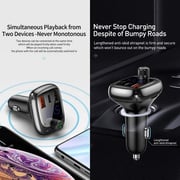 Baseus T typed S-13 wireless MP3 car charger PPS Quick Charger-EU Black
