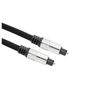 Eklasse Fiber Optic Nylon Braided Cable 1.8M Black