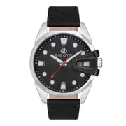 Bigotti Mens Time And Date Leather Strap Watch - Bg.1.10101-1
