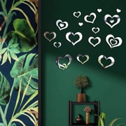 Deals For Less - Heart Mirror 3d Wall Stickers Acrylic Home Decoration Deals For Less - Heart Mirror 3d Wall Stickers Acrylic Home Decoration