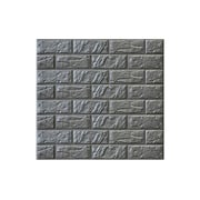 Urban Utility DIY 3D Brick Wall Sticker For Living Room & Bedroom (Grey) Urban Utility DIY 3D Brick Wall Sticker For Living Room & Bedroom (Grey)