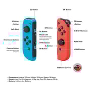 Nintendo Switch V2 Neon Blue/Neon Red Gaming Console + New Super Mario Bros U Deluxe + 2 Games Nintendo Switch V2 Neon Blue/Neon Red Gaming Console + New Super Mario Bros U Deluxe + 2 Games