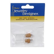 Darice 2 Piece Glass Bottle Charm With Cork Stopper, 38 Mm Darice 2 Piece Glass Bottle Charm With Cork Stopper, 38 Mm
