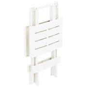 vidaXL Folding Garden Table White 45x43x50 cm Plastic vidaXL Folding Garden Table White 45x43x50 cm Plastic