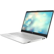 HP 15-DW3014NE Laptop - Core i5 2.4GHz 8GB 256GB 2GB DOS 15.6inch FHD Silver English/Arabic Keyboard