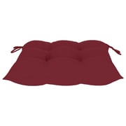 Vidaxl Chair Cushions 2 Pcs Wine Red 40x40x7 Cm Fabric Vidaxl Chair Cushions 2 Pcs Wine Red 40x40x7 Cm Fabric