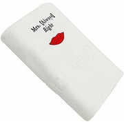 Personalized For You Cotton White Mrs. Always Right Embroidery Bath Towel 70*140 cm