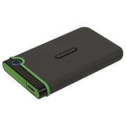 Transcend TS2TSJ25M3S Storejet USB 3.1 External Hard Drive 2TB Grey/Green Transcend TS2TSJ25M3S Storejet USB 3.1 External Hard Drive 2TB Grey/Green