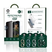 Green 4 In 1 360° Privacy Protection Pack For Iphone 13 Pro Max ( 6.7 Green 4 In 1 360° Privacy Protection Pack For Iphone 13 Pro Max ( 6.7