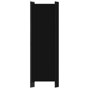 Vidaxl 5-panel Room Divider Black 250x180 Cm Vidaxl 5-panel Room Divider Black 250x180 Cm