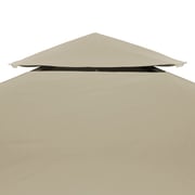 Vidaxl Gazebo Cover Canopy Replacement 310 G / M² Beige 3 X 3 M Vidaxl Gazebo Cover Canopy Replacement 310 G / M² Beige 3 X 3 M