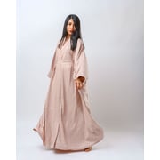 Trendy Palace Pink Stripped Kaftan