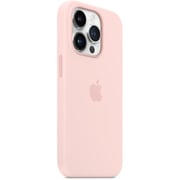 Apple iPhone 14 Pro Silicone Case Chalk Pink with MagSafe