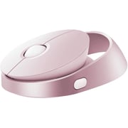 Rapoo Ralemo Air 1 Wireless Multi-mode Computer Mouse (bluetooth 3.0, 5.0, 2.4 Ghz Wireless Via Usb), Adjustable 1600 Dpi Sensor, Pink