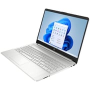 HP (2022) Laptop - AMD Ryzen 5-5625U / 15.6inch FHD / 512GB SSD / 8GB RAM / Shared AMD Radeon Graphics / Windows 11 Home / English & Arabic Keyboard / Silver / Middle East Version - [15S-EQ3012NE]