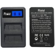 Dmk Power En-el3e Lcd Dual Slot Usb Battery Charger Compatible With Nikon Enel3e En-el3 En-el3a D100 D200 D300 D300s D50 D70 D70s D80 D90 D700