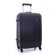Para John ABS Luggage Travel Trolley With 4 Wheels 3pcs Set Black