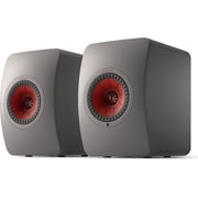 KEF LS50 Wireless II Powered stereo speakers with Wi-Fi, Bluetooth, and Apple AirPlay 2 (Titanium Grey)