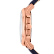 Fossil FS4835 Grant Chronograph Navy Leather Watch Fossil FS4835 Grant Chronograph Navy Leather Watch