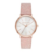 Michael Kors MK2884 Pyper Pink Leather Women Watch