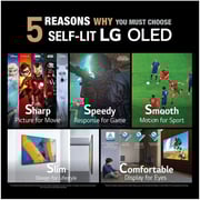 LG OLED TV 77 Inch C1 Series Cinema Screen Design 4K Cinema HDR webOS Smart with ThinQ AI Pixel Dimming LG OLED TV 77 Inch C1 Series Cinema Screen Design 4K Cinema HDR webOS Smart with ThinQ AI Pixel Dimming