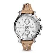 Fossil ES3625 Original Boyfriend Chronograph Bone Leather Watch Fossil ES3625 Original Boyfriend Chronograph Bone Leather Watch