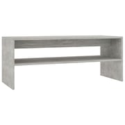 vidaXL Coffee Table Concrete Grey 100x40x40 cm Engineered Wood vidaXL Coffee Table Concrete Grey 100x40x40 cm Engineered Wood