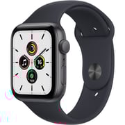 Apple Watch SE GPS 44mm Space Grey Aluminium Case Midnight Sport Band - Regular Apple Watch SE GPS 44mm Space Grey Aluminium Case Midnight Sport Band - Regular