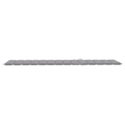 vidaXL Sun Lounger Cushion Grey 200x70x3 cm Fabric vidaXL Sun Lounger Cushion Grey 200x70x3 cm Fabric