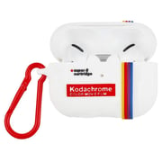 Case Mate Kodak AirPod Pro Case White with Kodachrome Stripe