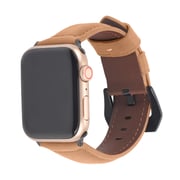 Promate Leather Replacement Band with Metal Lock for Apple Watch Series 42/44mm, Stitch-42ML L BRN Promate Leather Replacement Band with Metal Lock for Apple Watch Series 42/44mm, Stitch-42ML L BRN