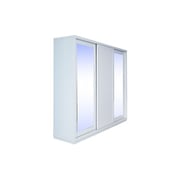 Pan Emirates Fastlane 3 Door Sliding Wardrobe White Pan Emirates Fastlane 3 Door Sliding Wardrobe White