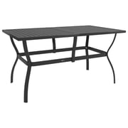 Vidaxl Garden Table Anthracite 140x80x72 Cm Steel Vidaxl Garden Table Anthracite 140x80x72 Cm Steel